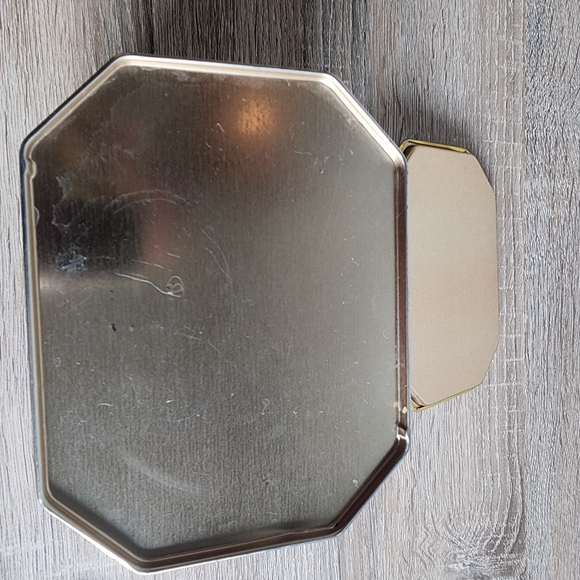 VINTAGE MCM English Tea Tin Canister with Lid Colorful Flowers - Picture 8 of 13